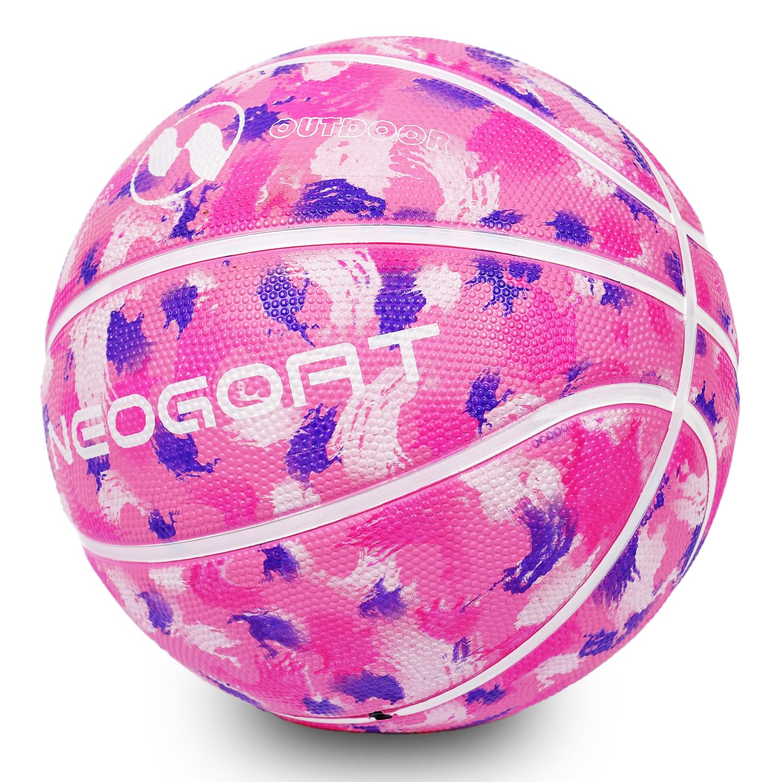 NEOGOAT pink size 3 basketball graffiti design