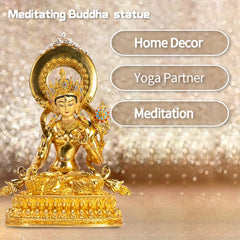 Nepal handmade Buddha statue crafted by artisans