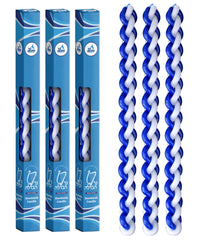 Ner Mitzvah braided Havdalah candle 3-pack