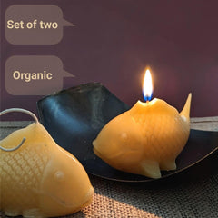 Unscented smokeless beeswax candle burn