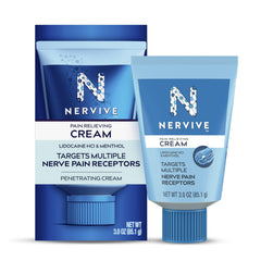 Nervive Pain Relieving Cream 3.0z packaging front view