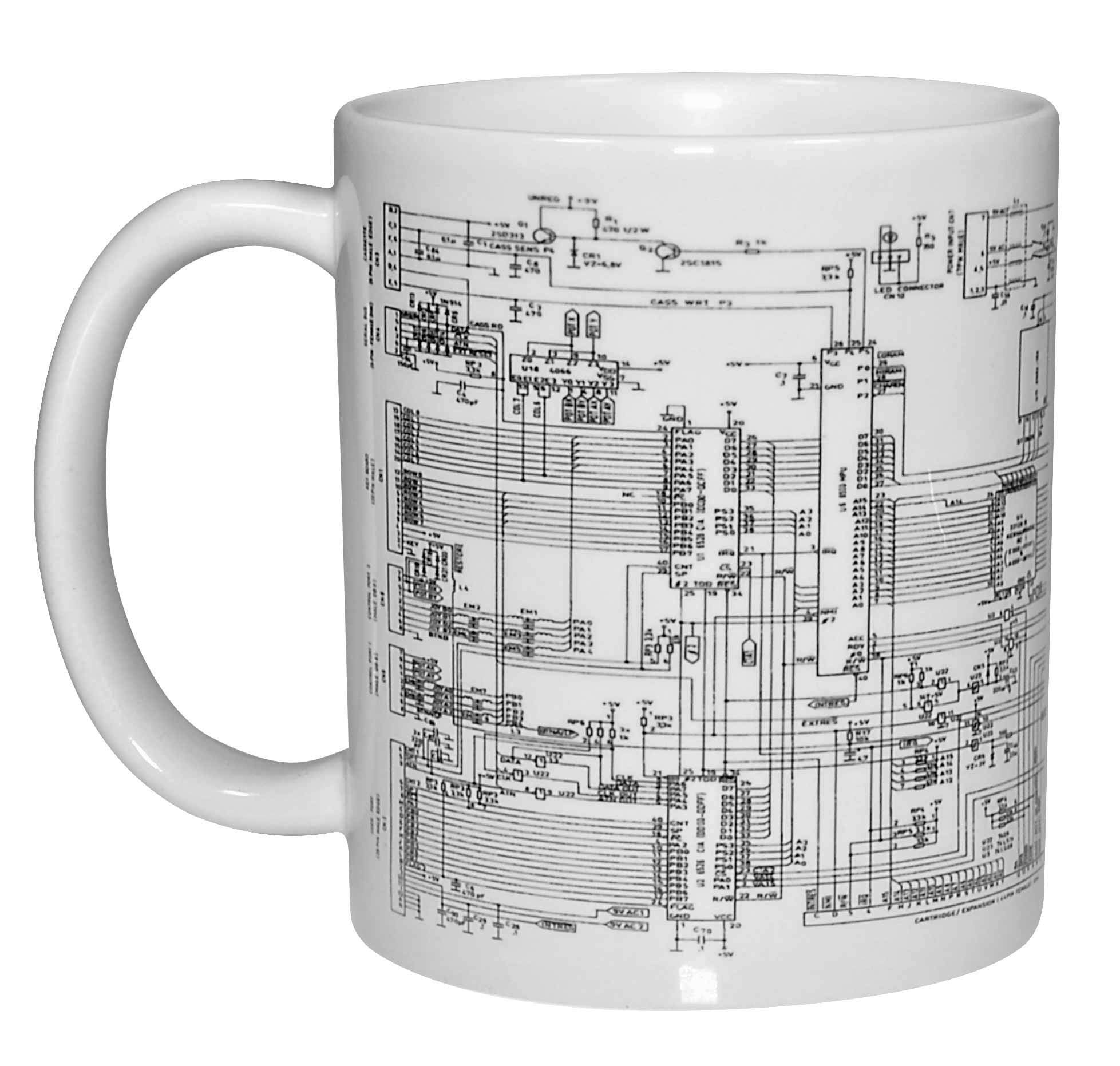 Neurons Not Included circuit diagram mug 11oz