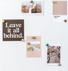 neutral color magnets blending with decor