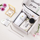 New Beginnings Gift Set tumbler 20-ounce white