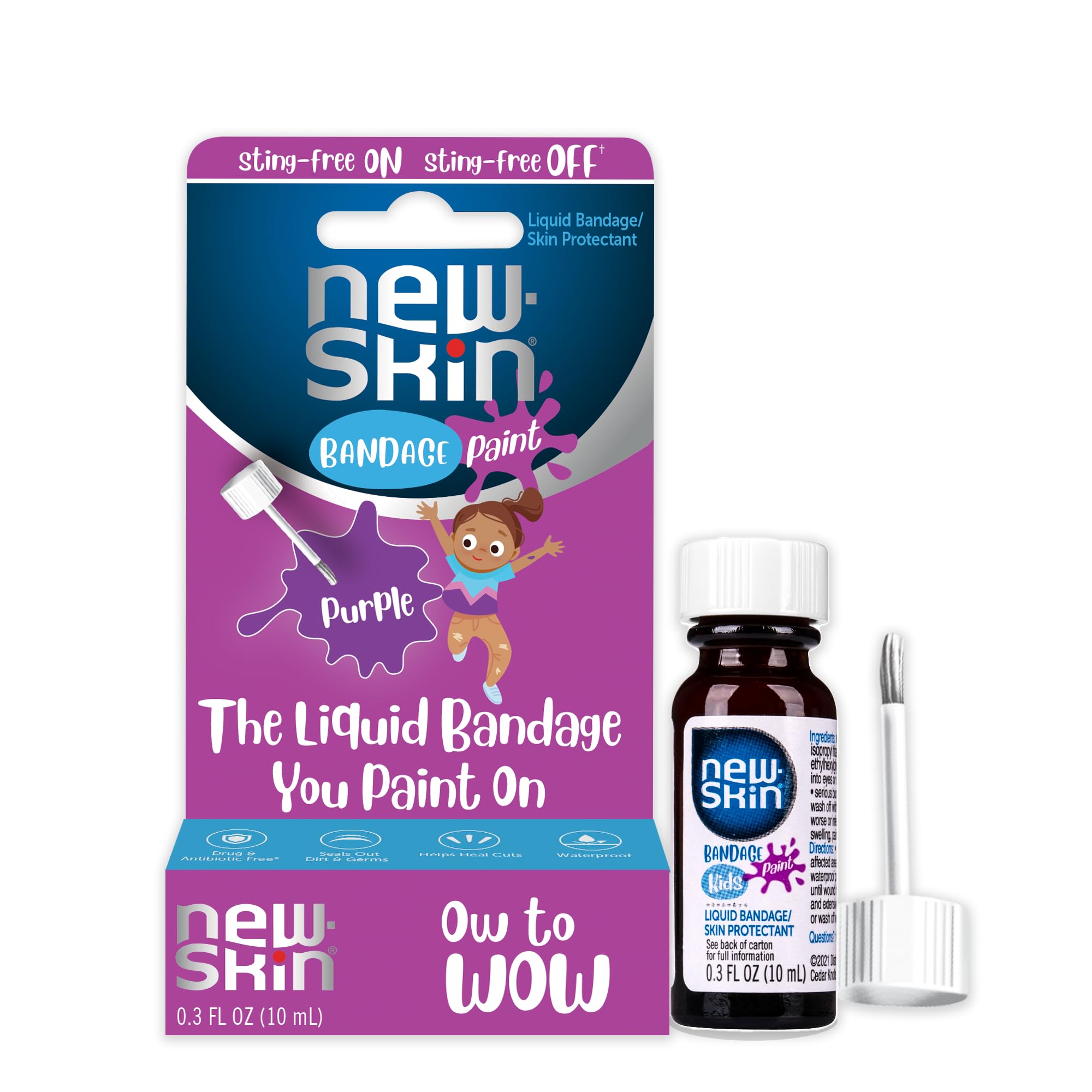 New-Skin Kids Liquid Bandage Paint front label