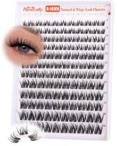 Newcally Breeze Cluster Lashes clear band 8-16mm