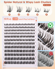 Invisible lash band breeze cluster lashes seamless blend