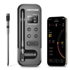 Newise Bluetooth Meat Thermometer with LCD base for grilling