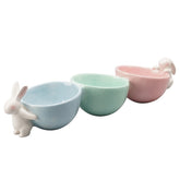 Newman House Studio Easter Candy Dish Nut Bowl with bunny ends