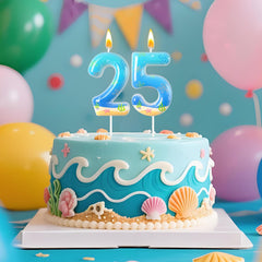 Candle height 2.32 inches for cake display