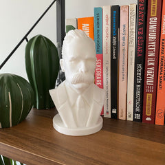 Nietzsche bust decorative sculpture for bookshelves
