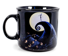 Nightmare Before Christmas camper mug with Jack Skellington on Spiral Hill design