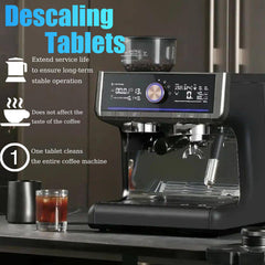 Nine-square descaler tablets for coffee machines