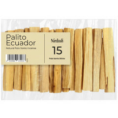 NIRDOSH PALITO Palo Santo sticks 15 count from Ecuador