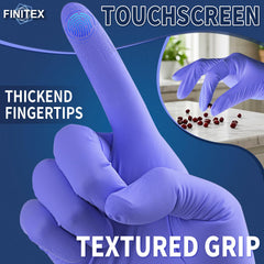 secure fit and easy wear finitex nitrile gloves