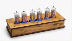 Original IN-14 tubes installed on Nixie Tube Clock
