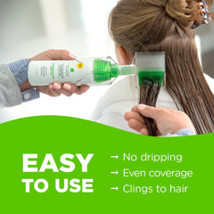 Easy-to-use no-mess applicator for lice treatment