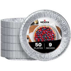 NoCry premium disposable pie pans 9 inch 50 pack packaging
