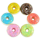 NOLITOY 6pcs fake donuts set front view