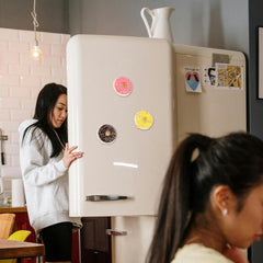 NOLITOY fridge magnets back detail on donuts