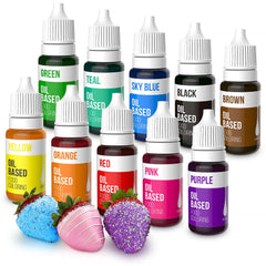 Nomeca upgraded oil based food coloring chocolate bottle