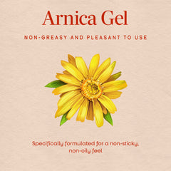 Apply arnica gel to affected area by massage