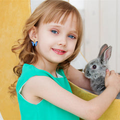 Adjustable copper clip-on earrings for toddlers to preteens