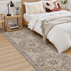 cotiled washable oriental traditional rug 2x8