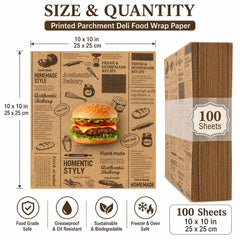 Non-stick surface for baking on greaseproof paper