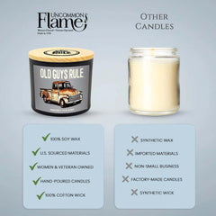 Women-owned veteran-operated handmade USA candle