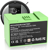 Nonbliep replacement battery 14.4V 5000mAh for iRobot Roomba i7