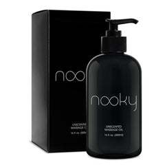 Nooky Unscented Massage Oil bottle 16 oz