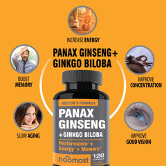 NooMost 120 vegan capsules packaging