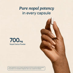 Nopal dietary supplement bottle 90 Servings