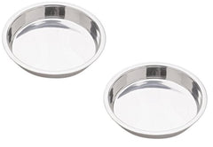 Norpro 9-Inch round stainless steel cake pan 2 pack