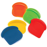 Norpro My Favorite Colored Scraper four-color nylon pan scraper set