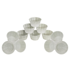 North Mountain Supply Plastic Cheese Making Molds 5in by 3in pack of 12 for cheese making