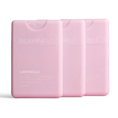 Noshinku Lavendula 3-Pack refillable hand sanitizer spray