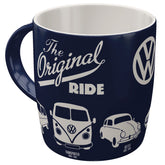 Nostalgic-Art retro coffee mug with The Original Ride VW design on ceramic