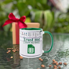 Novelty accountant gift mug for bankers and analysts 11oz