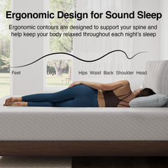 Novilla Full Mattress removable washable cover detail