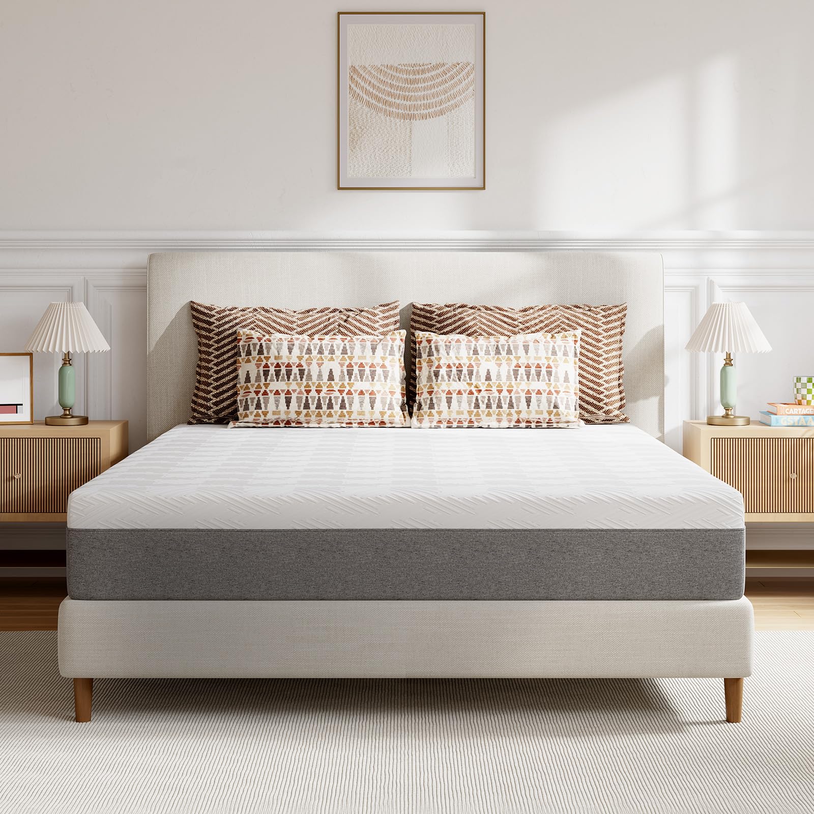 Novilla king size mattress 10 inch in box packaging