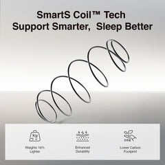 AirBreeze breathable fabric cover on the twin mattress