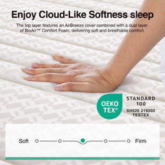 Smarts™ Coil technology provides spinal support on the Novilla Twin Mattress