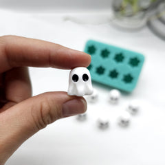 NS088 ghost silicone mold for candle embeds