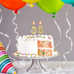 Two piece candle set in separate plastic boxes Nuanchu topper