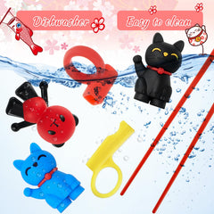 Chopsticks length about 7 inches 18 cm Panda style image