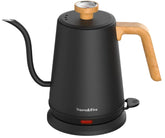 Nueve&Five electric gooseneck kettle thermometer 1-0l matte black front view
