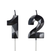 Number 12 Candles two numeral candles for cake topper