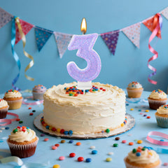 Candle holder and insert rod for cake top